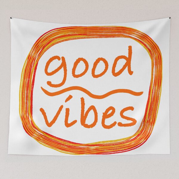 Item preview, Good Vibes Orange  designed and sold by kerimeart.