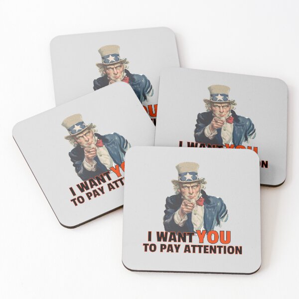 Item preview, I Want You to Pay Attention Dad Joke designed and sold by TrndSttr.