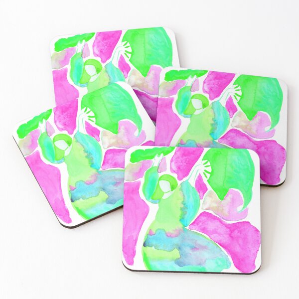 Item preview, Dance of the Seven Veils - Green and Pink designed and sold by Niina  Niskanen.