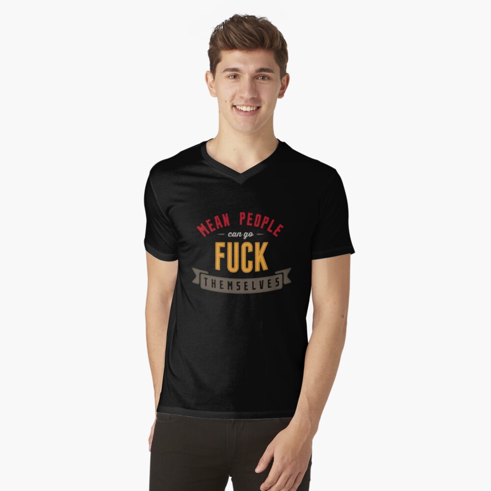 Item preview, V-Neck T-Shirt designed and sold by DamnAssFunny.