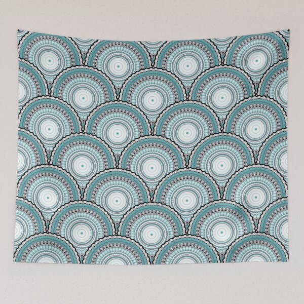 Item preview, Ocean Wheels Pattern designed and sold by AuroraPinto.