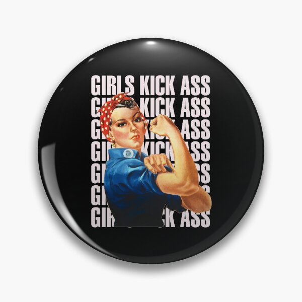 Item preview, Rosie The Riveter Girls Kick Ass! designed and sold by crazycollective.
