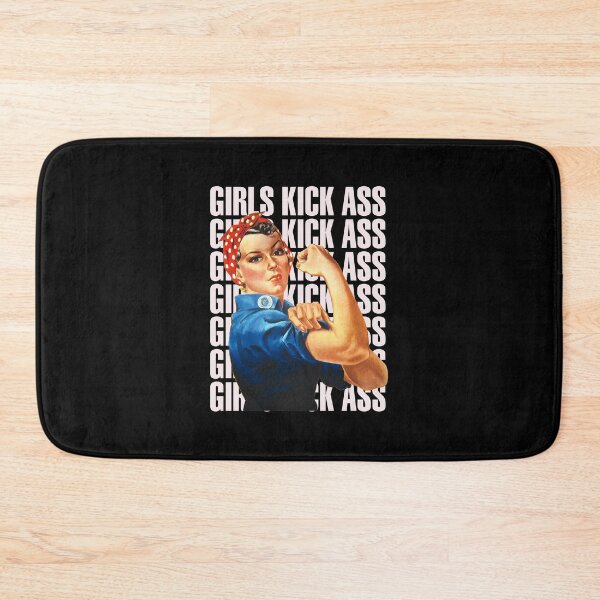 Item preview, Rosie The Riveter Girls Kick Ass! designed and sold by crazycollective.