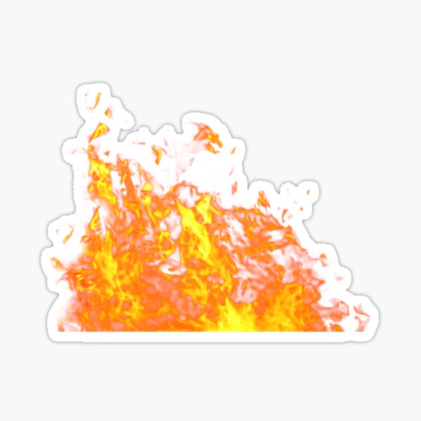 Hot flame Sticker
