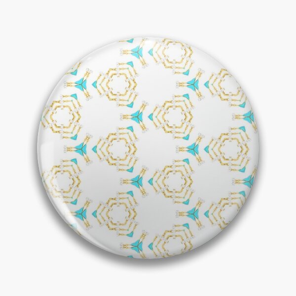 Item preview, gold traingles with turquiose centers designed and sold by ritusdesigns.