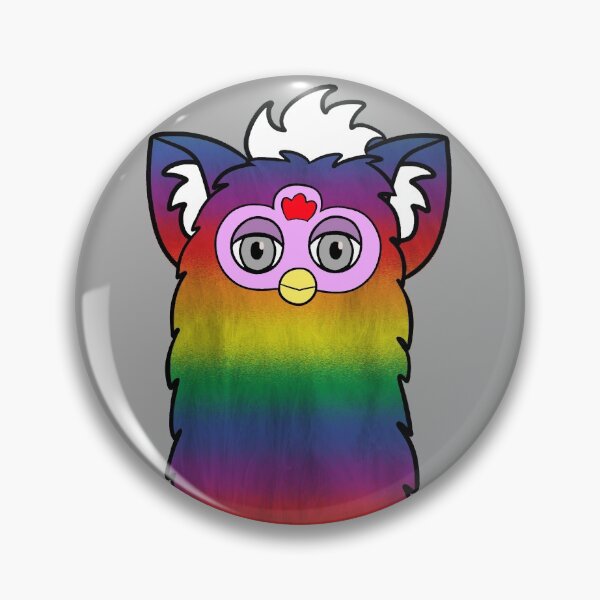 Item preview, Pride Long Furby designed and sold by Unreasonable Furby.