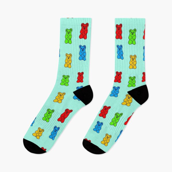 Item preview, Red green blue and yellow gummy bears designed and sold by MaruaPixelada.