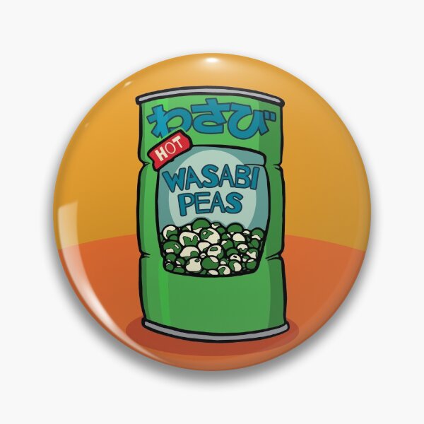 Item preview, Wasabi Peas Japanese Food Wasabi Kanji designed and sold by Huhnerdieb Apparel.