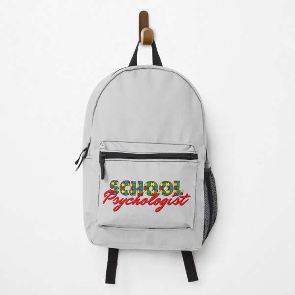 Item preview, School Psychologist Autism Puzzle Red Design With Gray (Grey) Background designed and sold by Rosinda.