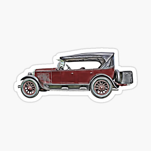 Red Oldtimer Sticker