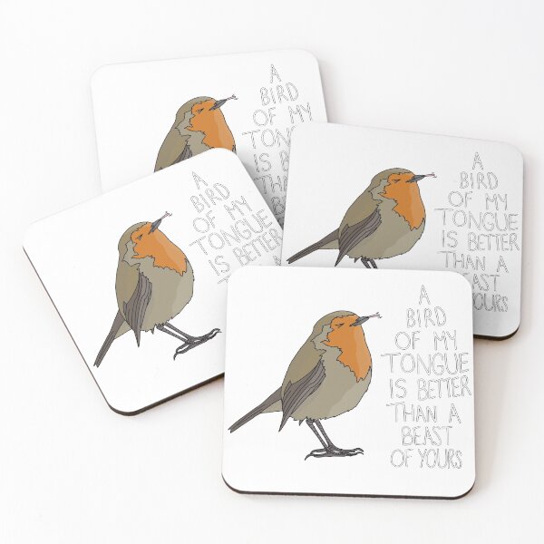 Item preview, A BIRD OF MY TONGUE designed and sold by illustra-speare.