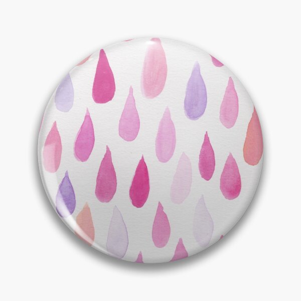 Item preview, Pink Watercolor Raindrops designed and sold by Eonia.
