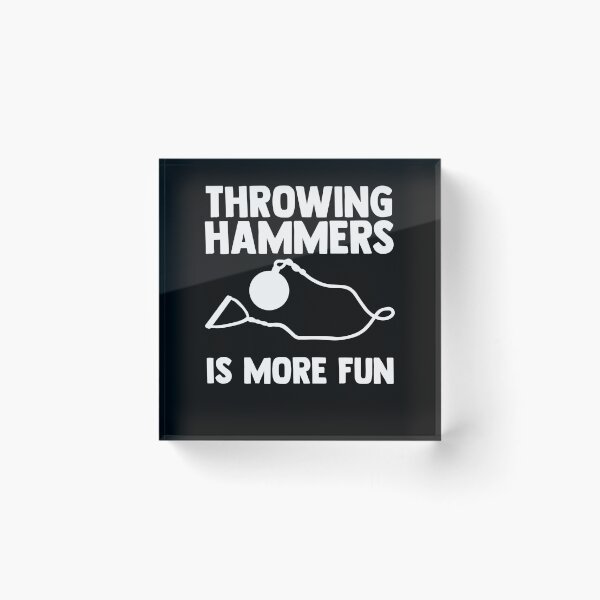 Item preview, Throwing Hammers Is More Fun Hammer Throw Ball designed and sold by Nessshirts.