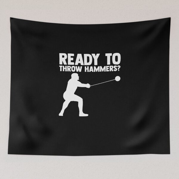 Item preview, Ready To Throw Hammers Hammer Throw Ball Track and Field designed and sold by Nessshirts.