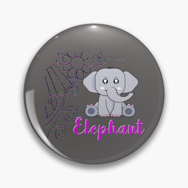 Item preview, ELEPHANT | KAWAII ELEPHANT | CHIBI ELEPHANT designed and sold by NATUREZONE.