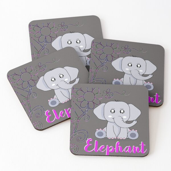 Item preview, ELEPHANT | KAWAII ELEPHANT | CHIBI ELEPHANT designed and sold by NATUREZONE.