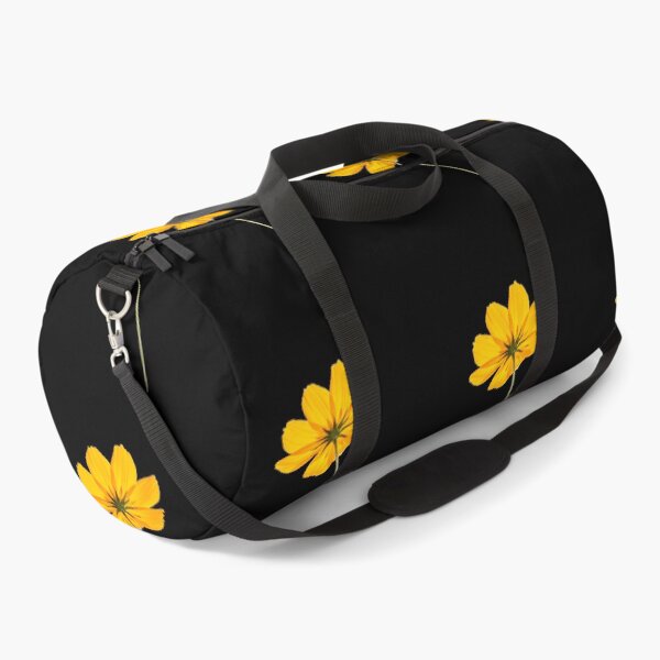 Item preview, Yellow Cosmos Flowers Spring Gift Beautiful Nature Black designed and sold by yasmh.