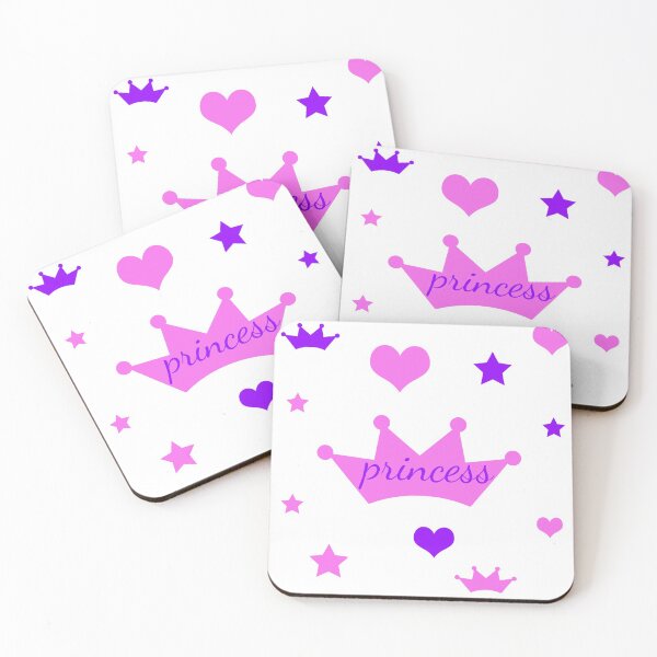 Item preview, Pink and Purple Princess Sticker Set designed and sold by babyjoonie.