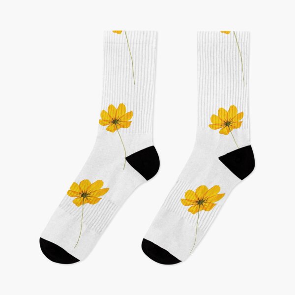 Item preview, Yellow Cosmos Flowers Spring Gift Beautiful Nature White designed and sold by yasmh.