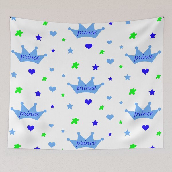 Item preview, Blue and Green Prince design designed and sold by babyjoonie.