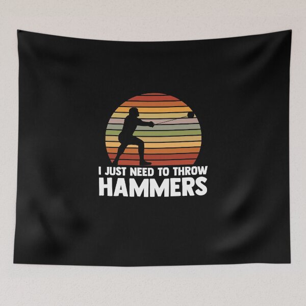 Item preview, Vintage I Just Need To Throw Hammers Hammer Throw Ball designed and sold by Nessshirts.