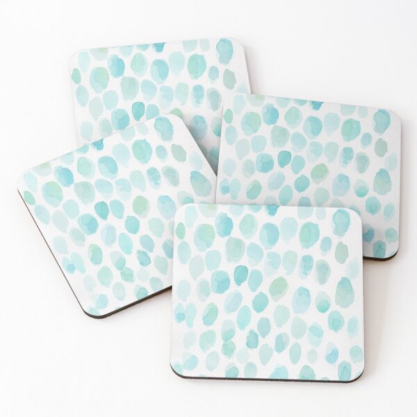 Item preview, Blue Watercolor Drops designed and sold by Eonia.