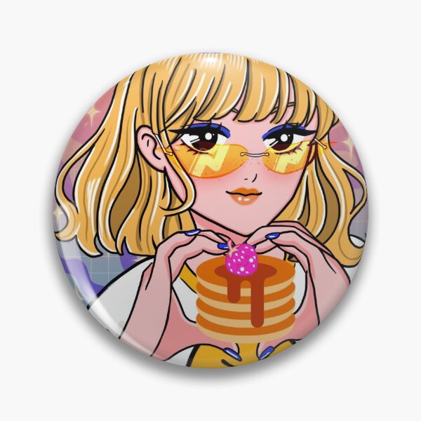 Artikelvorschau, Anime Demon Girl mit Erdbeerpfannkuchen Sussy Baka entworfen und verkauft von BuggingOut.