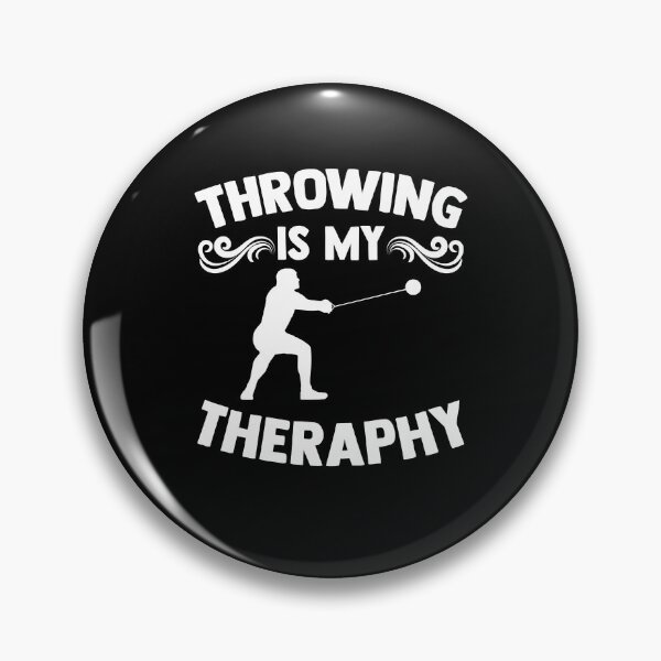 Item preview, Throwing is My Therapy Hammer Throw Ball Hammer Thrower designed and sold by Nessshirts.