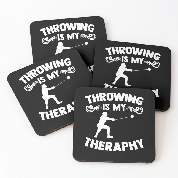 Item preview, Throwing is My Therapy Hammer Throw Ball Hammer Thrower designed and sold by Nessshirts.