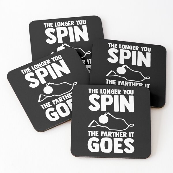 Item preview, The Longer You Spin The Farther it Goes Hammer Throwing designed and sold by Nessshirts.