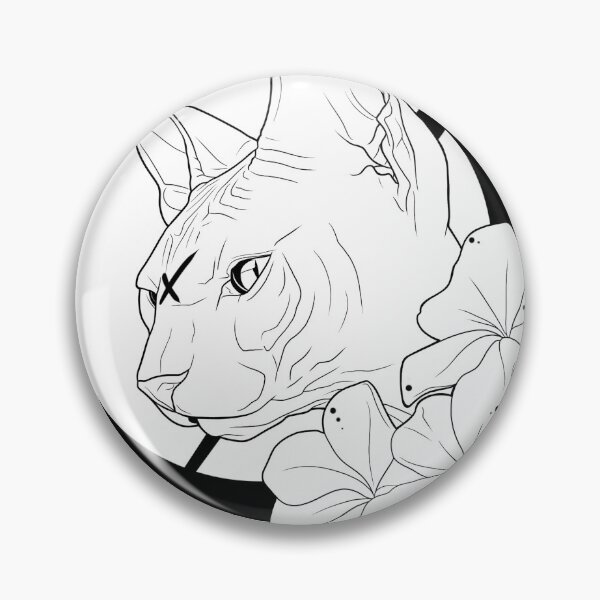 Item preview, Sphynx (line version) designed and sold by ArcadiaR.