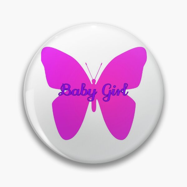 Item preview, Pink and Purple Baby Girl Butterfly designed and sold by babyjoonie.