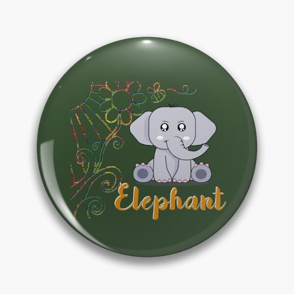 Item preview, ELEPHANT | KAWAII ELEPHANT | CHIBI ELEPHANT designed and sold by NATUREZONE.