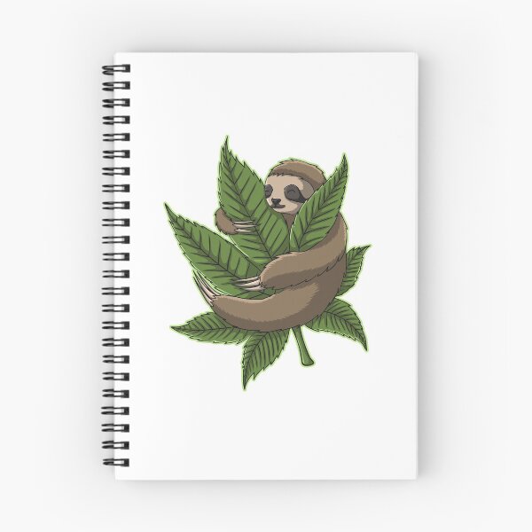 Artikelvorschau, Sloth Weed Leaf - Stoner Weed Lover entworfen und verkauft von cannabipedia420.