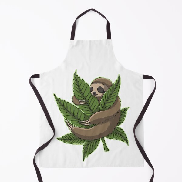 Item preview, Sloth Weed Leaf - Stoner Weed Lover designed and sold by cannabipedia420.