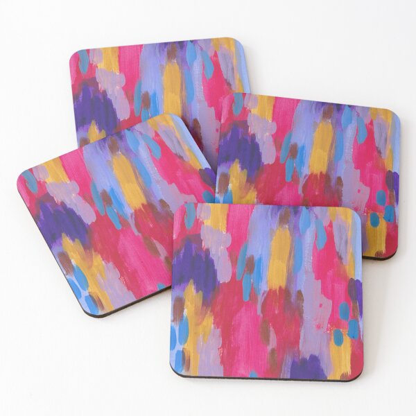 Item preview, Pink and Purple Paint Swatches designed and sold by Eonia.