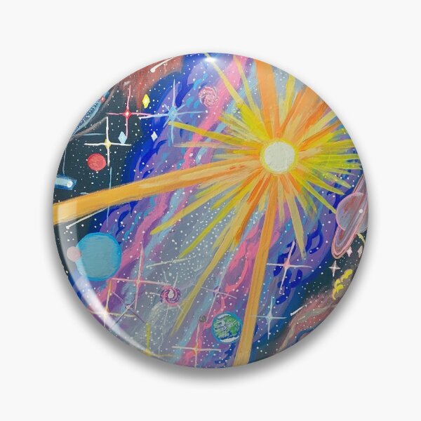 Item preview, Space Star Sun Painting designed and sold by OriginalArt30.