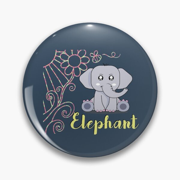 Item preview, ELEPHANT | KAWAII ELEPHANT | CHIBI ELEPHANT designed and sold by NATUREZONE.