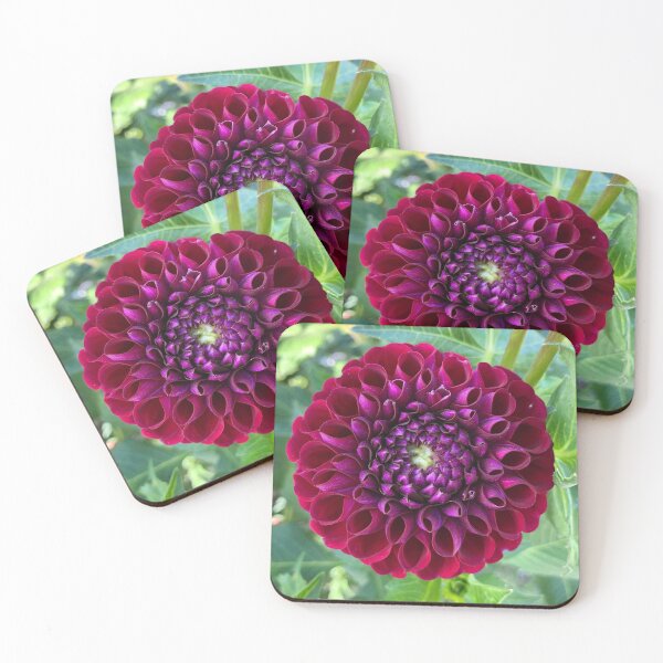 Item preview, Red Purple Dahlia designed and sold by jendoedesigns.