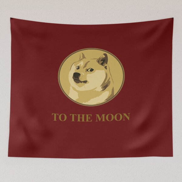 Item preview, dog moon  designed and sold by NASSIMBL.