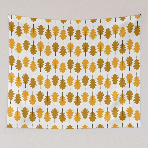 Item preview, Oak Leaves Pattern (Golden Brown) designed and sold by John Uttley.