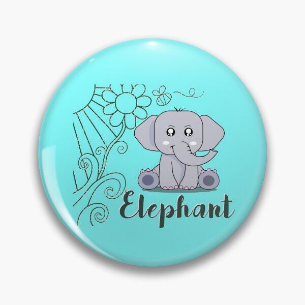Item preview, ELEPHANT | KAWAII ELEPHANT | CHIBI ELEPHANT designed and sold by NATUREZONE.
