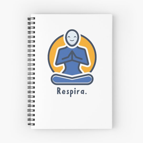 Item preview, Respira.| Persona Sonriente Practicando Meditación designed and sold by InkItStudio.