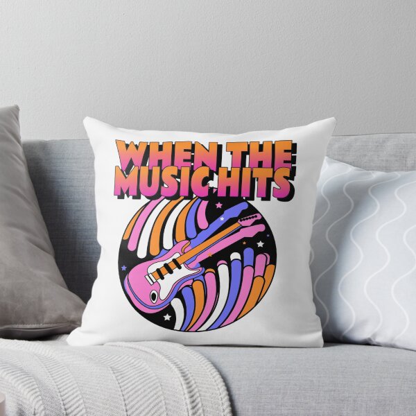 Item preview, When the Music Hits designed and sold by GuitarTeesStore.