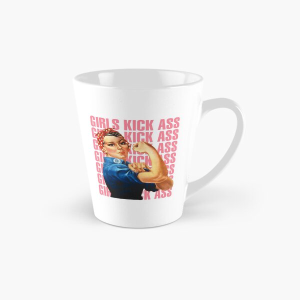 Item preview, Rosie The Riveter Girls Kick Ass! - White designed and sold by crazycollective.