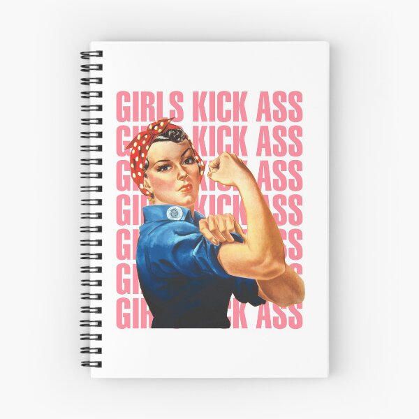 Item preview, Rosie The Riveter Girls Kick Ass! - White designed and sold by crazycollective.
