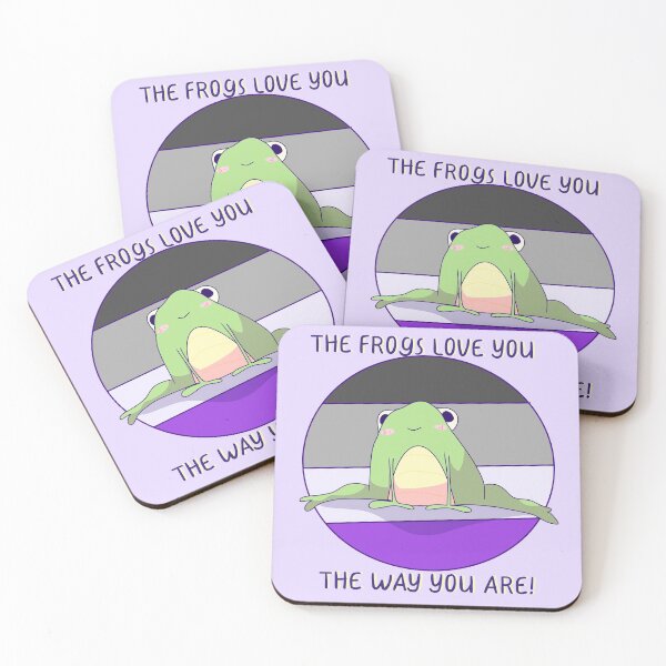 Item preview, The Frogs Love You The Way You Are! Ace Pride  designed and sold by ForTheFrogWar.