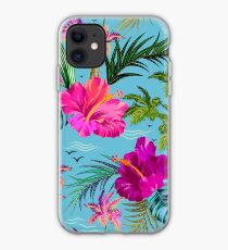 Hello Hawaii, a stylish retro aloha pattern. iPhone Case