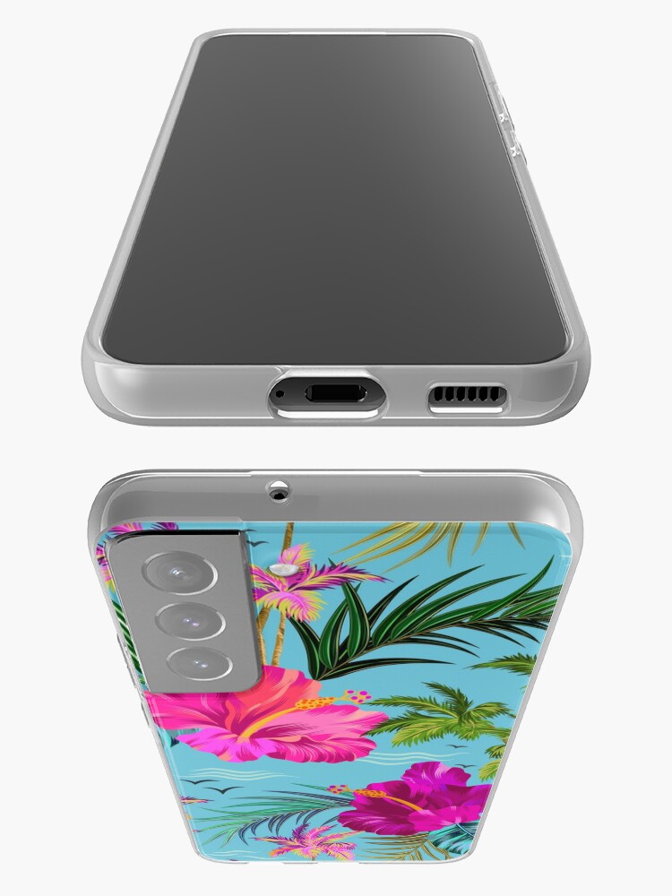 Disover Hello Hawaii, a stylish retro aloha pattern. | Samsung Galaxy Phone Case