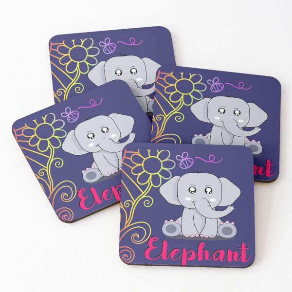 Item preview, ELEPHANT | KAWAII ELEPHANT | CHIBI ELEPHANT designed and sold by NATUREZONE.